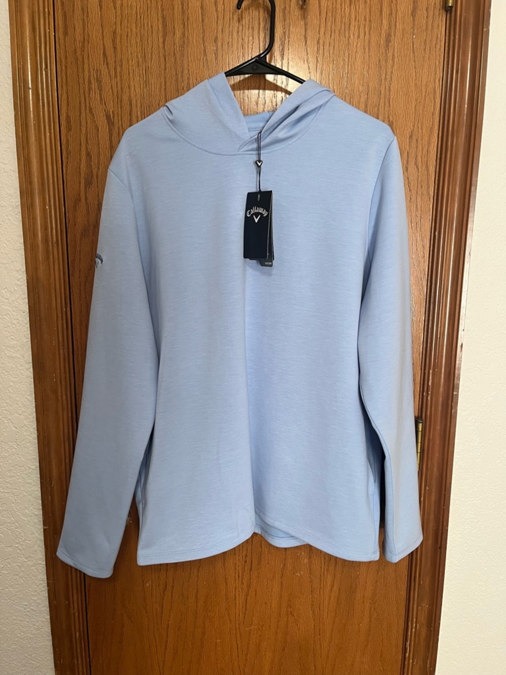 Callaway Light Serenity Blue Golf Hoodie Size Medium